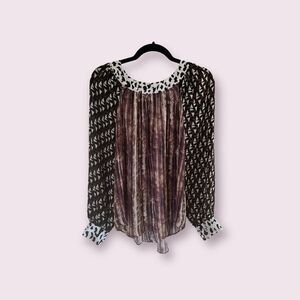 Duro Olowu for JCP, 2012, Bold Print Flowing Tunic Top - Size M